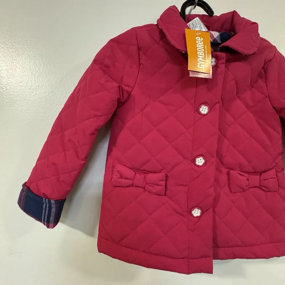 Gymboree Women's Pink and Red Jacket